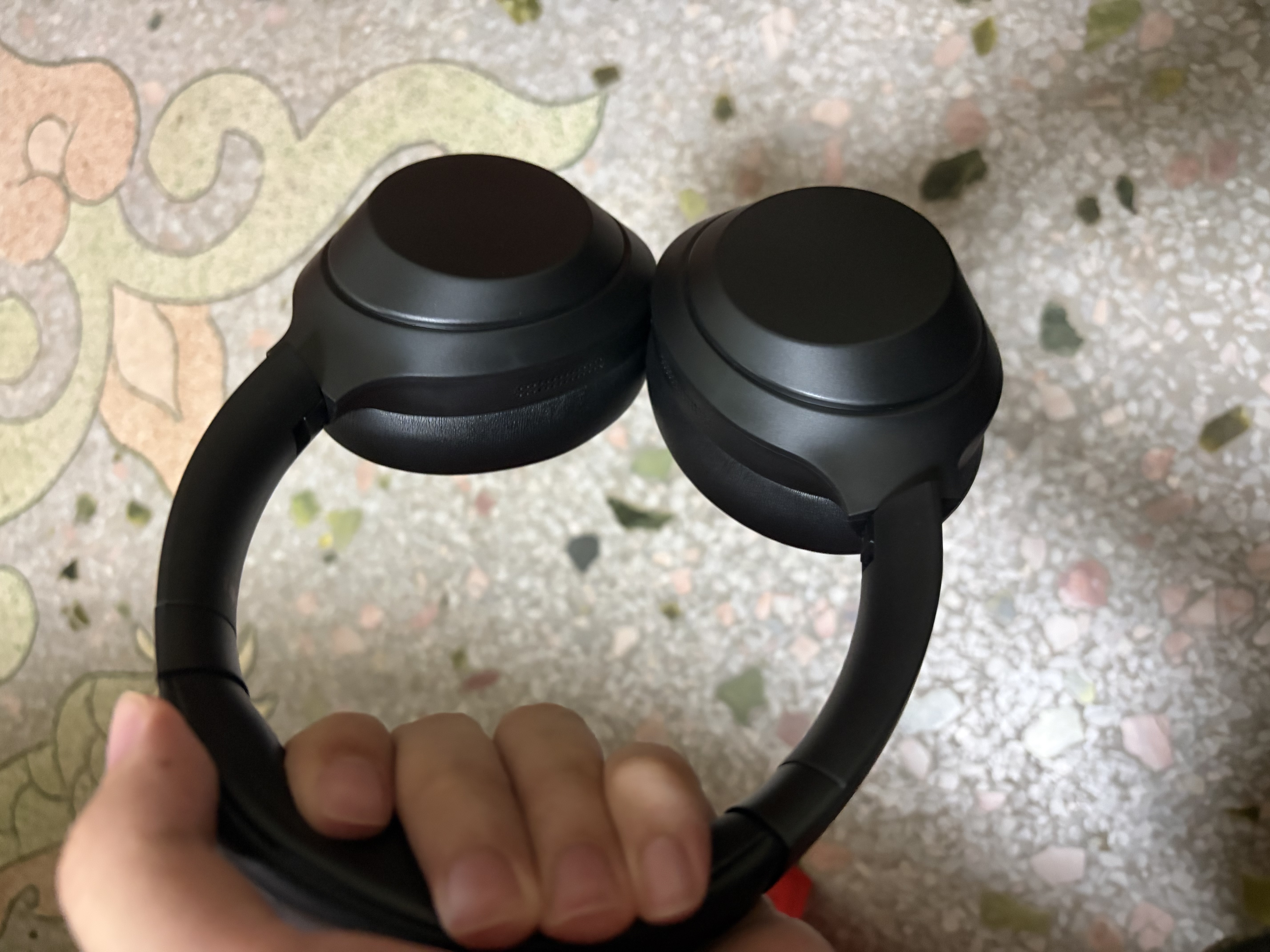 iKF T1 Max 主动降噪头戴式无线蓝牙耳机2026新款蓝牙6.0超长续航有线无线游戏低延迟电竞耳机雅典黑 实拍图