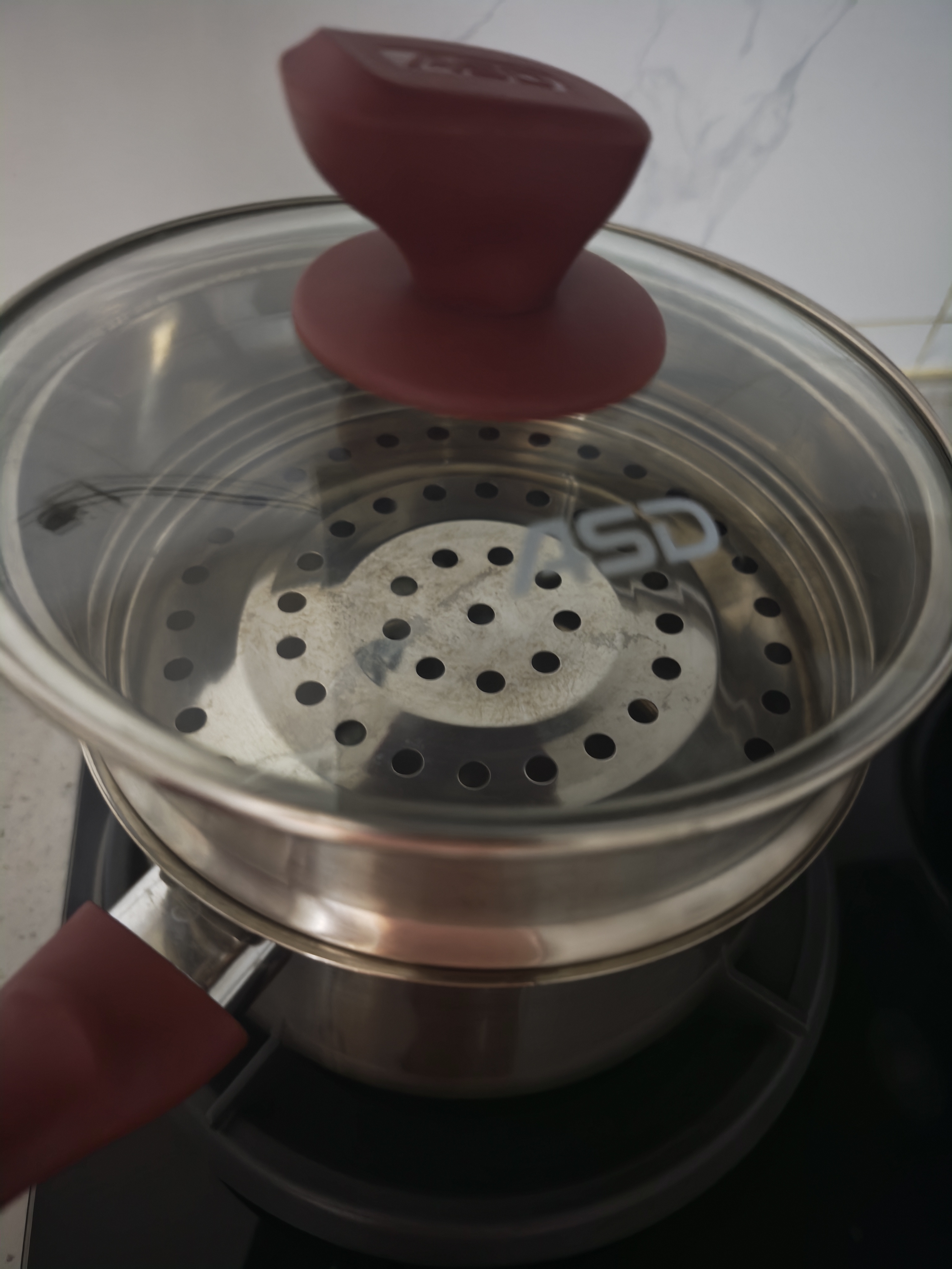 爱仕达奶锅316不锈钢婴儿宝宝辅食锅小奶锅汤锅18CM含蒸格NS18B5WG-Z 实拍图