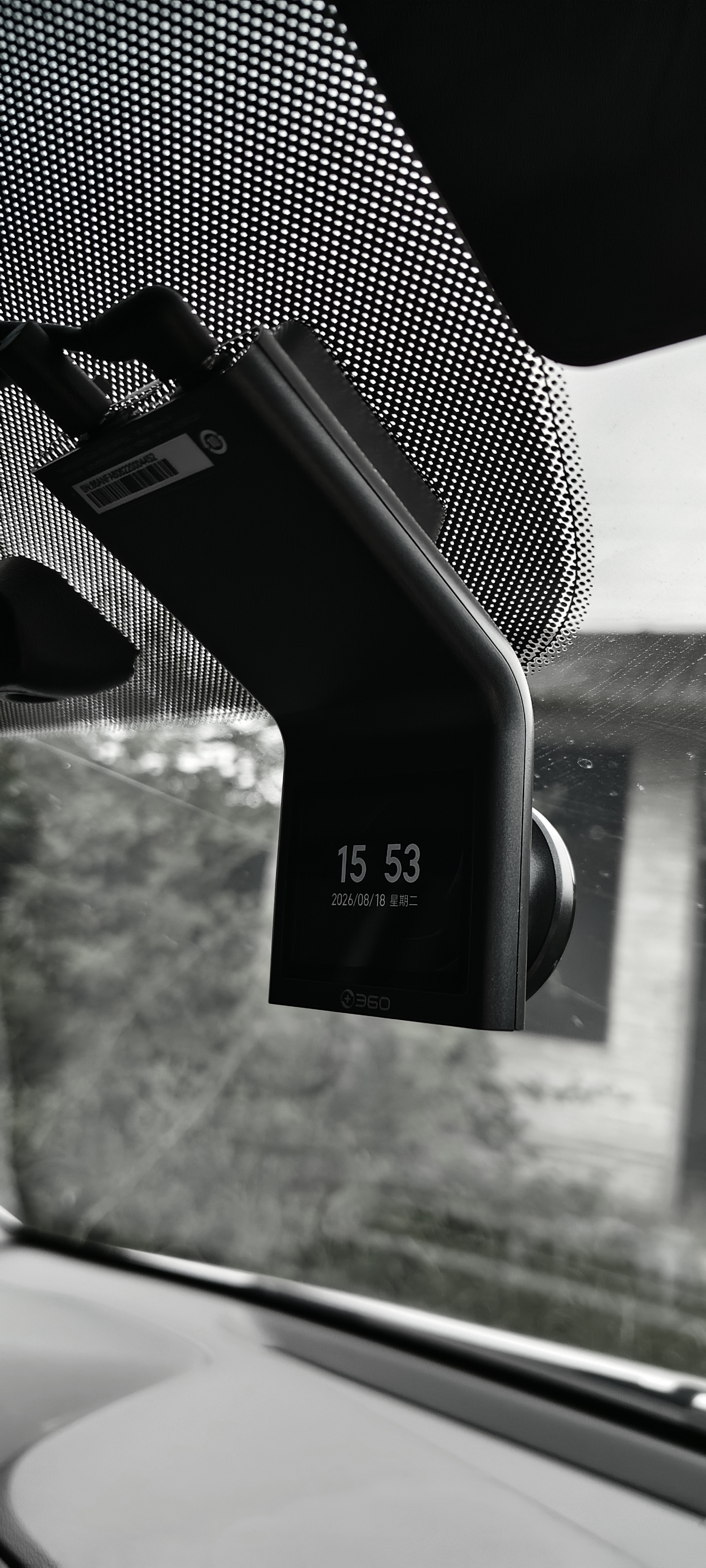 360行车记录仪G300 3K双录版 微光夜视 高清录影隐藏式+64G卡+降压线 实拍图