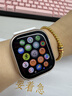 Apple/苹果 Watch S11 智能手表GPS款46毫米玫瑰金色铝金属表壳淡桃粉色运动型表带S/M MEVT4CH/B 实拍图