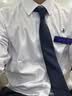 猫人衬衫男长袖纯色商务职业正装男士棉质春秋白衬衫工装外套衬衣男 实拍图