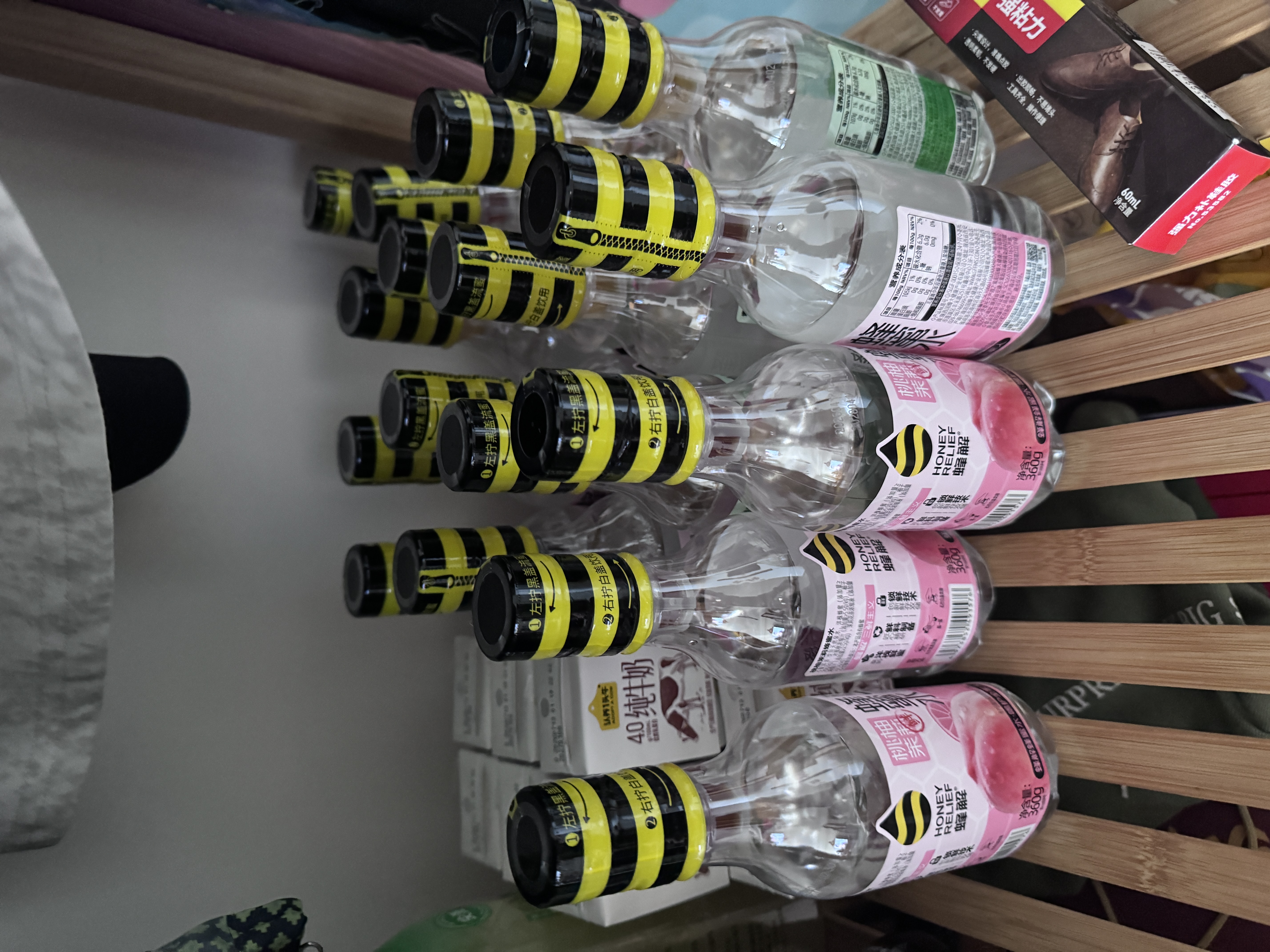 蜂解石榴玫瑰蜂蜜水 360g*6瓶整箱 0脂果味果蔬汁健康夏季饮料饮品 实拍图