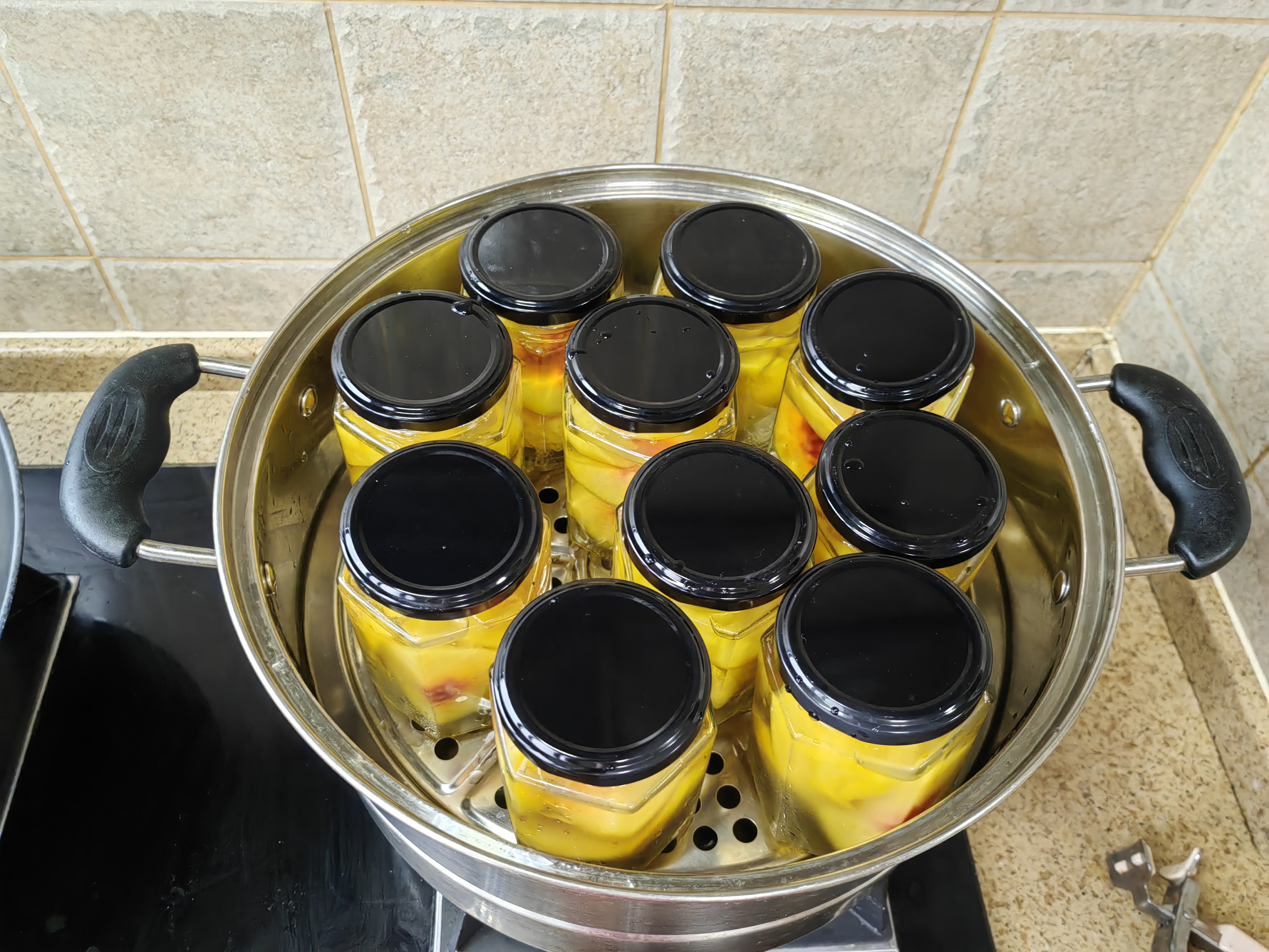 优奥玻璃瓶密封罐头瓶高温可蒸煮 黄桃空瓶子280ml*6只食品级燕窝分装 实拍图