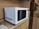 美的（Midea）变频小清新微波炉 液晶屏幕 磨砂面板 小型20L家用 匠心工艺一级能效（PM2002） 实拍图