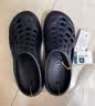 迪卡侬（DECATHLON）游泳男士凉鞋沙滩拖鞋洞洞鞋外穿NABD2028002深蓝色网格款44码 实拍图