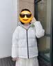 波司登（BOSIDENG）26早秋新款羽绒服90绒情侣短款连帽休闲百搭保暖外套B260245112XS 糙白8003 M 165/88A 体重约125-140斤 实拍图