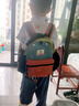 SHUKIKU儿童书包幼儿园背包防丢户外旅游防泼水超轻双肩包橙红S+码 实拍图