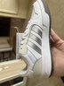 adidas ENTRAP美式校园风运动鞋少年感复古篮球风板鞋阿迪达斯 米白色/灰色   36.5 实拍图