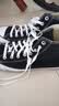 匡威（Converse）All Star夏季经典帆布男女高帮休闲运动鞋黑色101010 101010/黑色 46 实拍图
