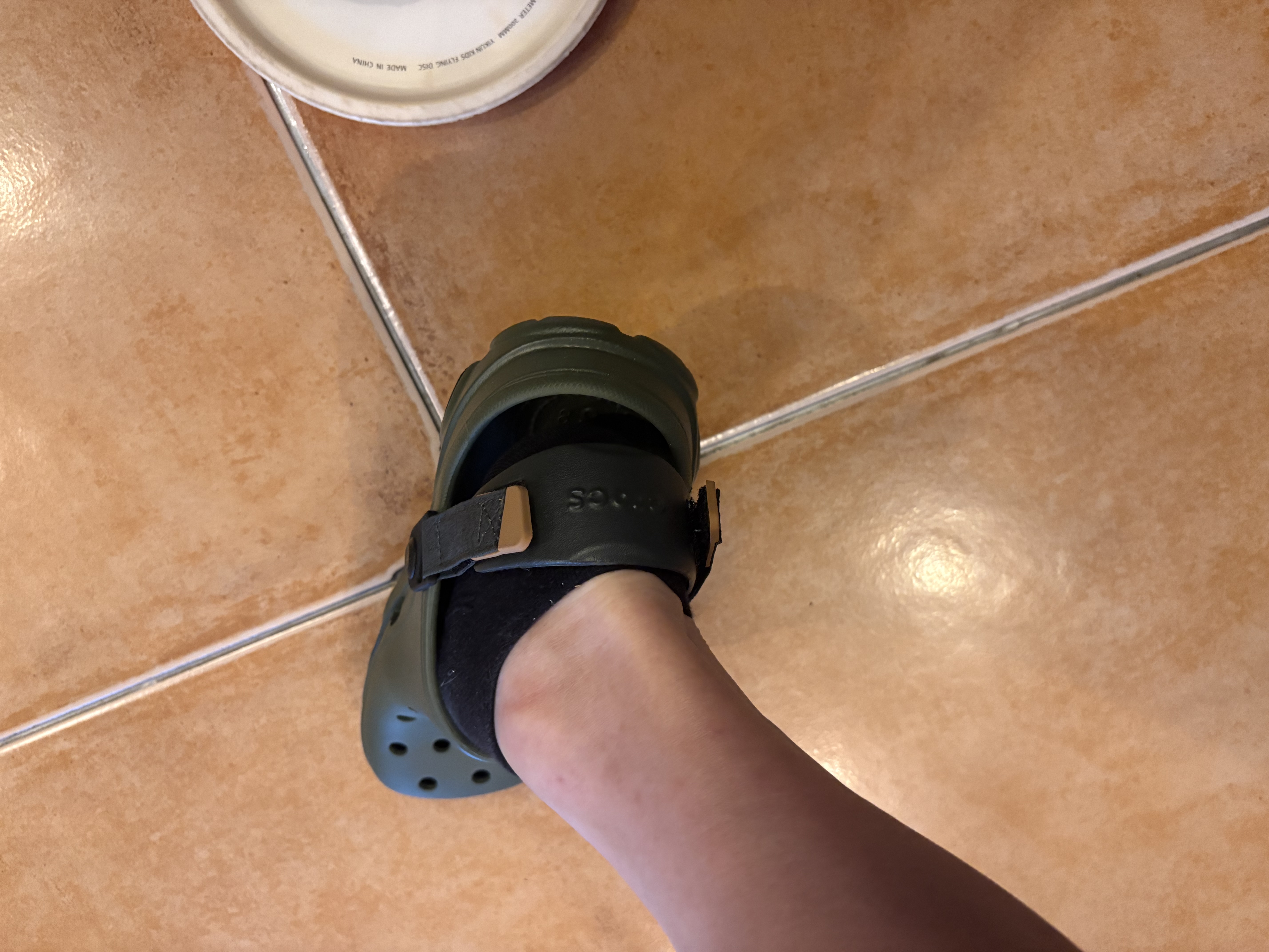 卡骆驰（CROCS）经典特林洞洞鞋|206340 军绿色-309   43 (270mm)   实拍图