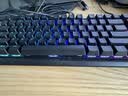 CHERRY樱桃MX1.1黑曜极光 机械键盘87键 游戏键盘 有线键盘 悬浮式无钢结构 RGB灯效 黑色红轴 实拍图
