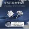 银千惠999纯银雪花耳钉女士高级感轻奢耳环七夕情人节礼物送女朋友生日 999足银雪花耳钉/可旋转+七仓配送/当次日达 精美礼盒送老婆/配证书/2026新款小众气质女生礼物 实拍图