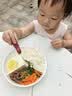 licheers分格蒸盘陶瓷三分格电饭锅圆形蒸盘婴儿宝宝辅食一锅出蒸碗 实拍图