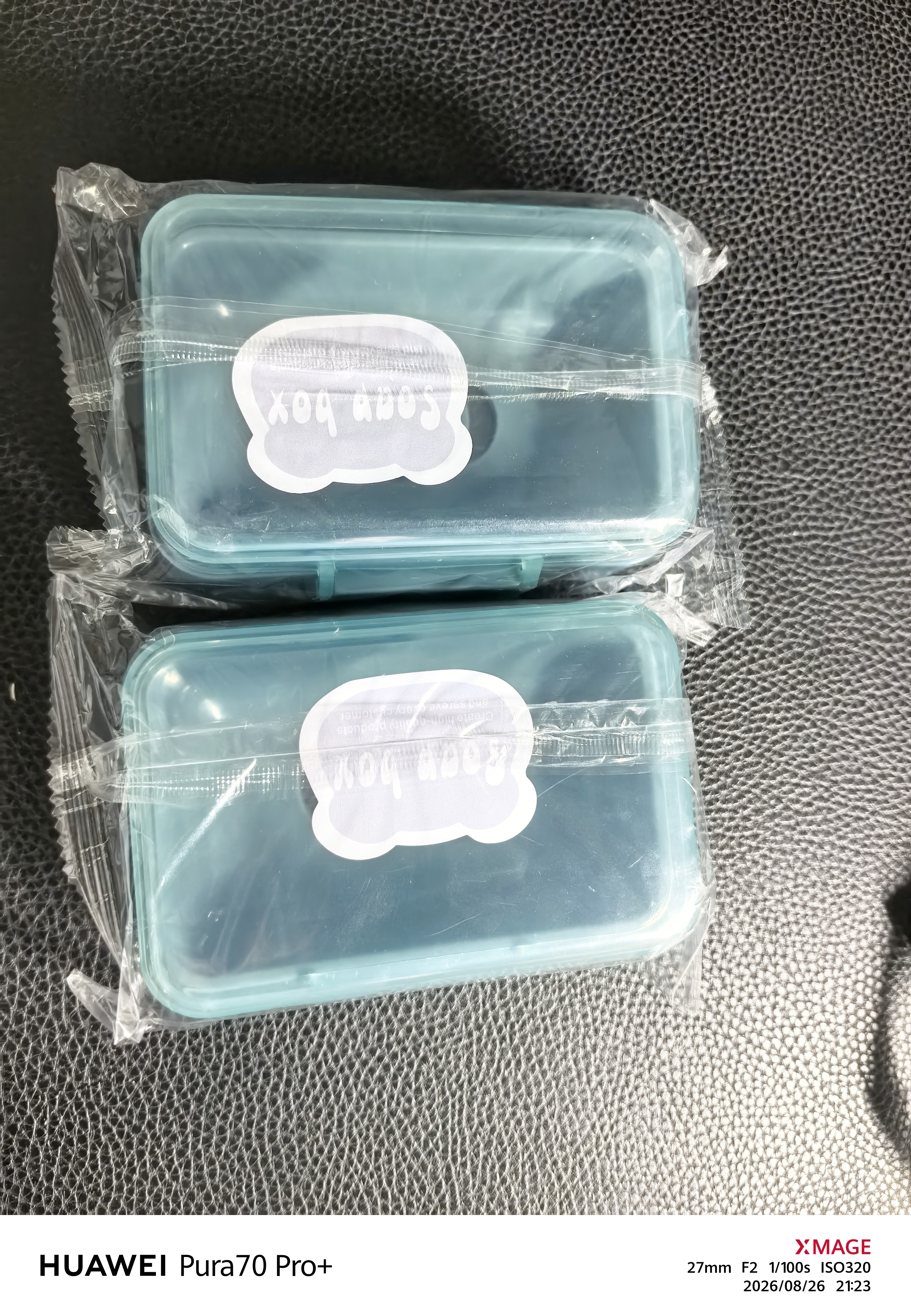 肥皂盒带盖家用大号学生卫生间香皂盒可爱翻盖沥水皂盒置物架洗衣 随机翻盖皂盒2个 实拍图