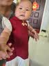 优奇周岁女宝宝礼服夏2026中式国风红色公主裙生日宴抓周衣服婴儿裙子 实拍图