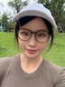 aojo眼镜框黑框眼镜男外扩镜腿专业可配防蓝光度数近视眼镜女FG803 GRC2深透绿 单镜框 实拍图
