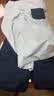 京东京造纯棉睡衣男士夏季短袖短裤套装10A抗菌26新款情侣家居服蓝色2XL 实拍图
