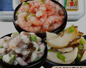 三只海豚芥末章鱼螺片甜虾刺身八爪鱼商用日料店同款下酒菜组合装100g*3盒 实拍图