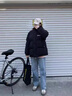 艾漫登棉服男外套男款秋冬季防寒2026新款棉衣男装羽绒面包衣服棉袄男士 XZ800T 黑色 XL 115-145斤优先发货 实拍图