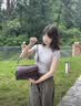 viney牛皮单肩包包女包斜挎包品牌托特包生日礼物高级感送女友老婆 【酒咖色】高档洋气高档枕头包 时尚轻奢ck风休闲包 实拍图