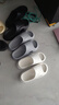 名创优品（MINISO）拖鞋男女家居情侣家用舒适浴室防滑防臭四季拖鞋 鹅蛋黄36-37 实拍图