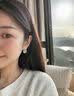 唐后（TH）和田玉耳钉女天然玉石耳饰纯银耳环国风女生日生日送女友礼物 实拍图