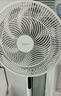 美的（Midea）【飓风节能】七叶柔风立式电风扇/家用轻音落地扇/台式小型风扇/大风力遥控定时摇头风扇 SAH35BSJ 实拍图