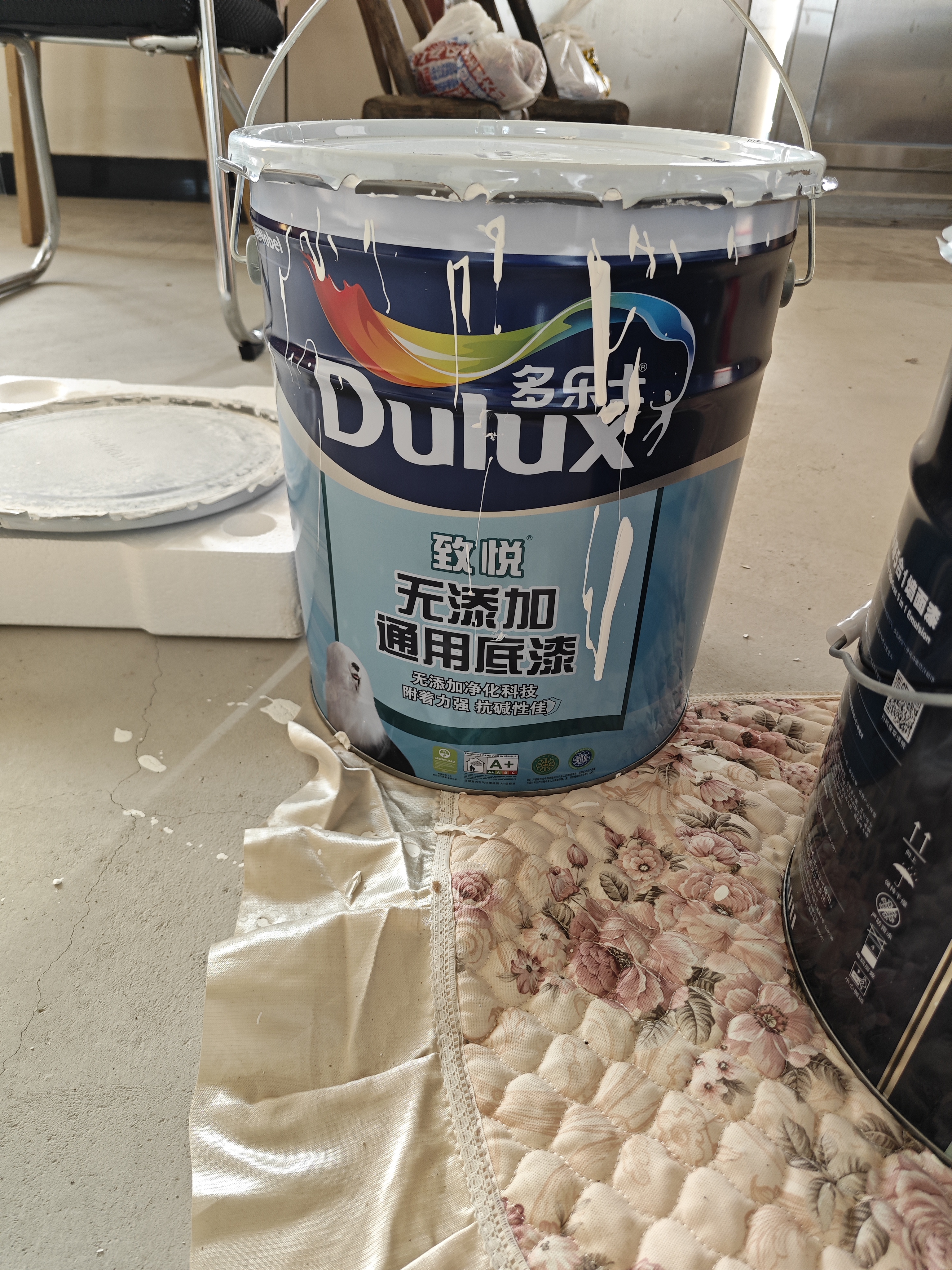 多乐士（Dulux）京绽竹炭抗甲醛五合一净味室内乳胶漆墙面抗菌油漆涂料白色A8146P 套装 白漆 不可调色 54L*1件 实拍图