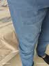 真维斯（Jeanswest）牛仔裤男2026夏季青年男士宽松直筒长裤弹力休闲长裤浅蓝薄款33 实拍图