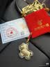 金六福吉祥手机挂件财神马上有钱金色车载钥匙扣马年本命小马七夕送女友礼物 实拍图