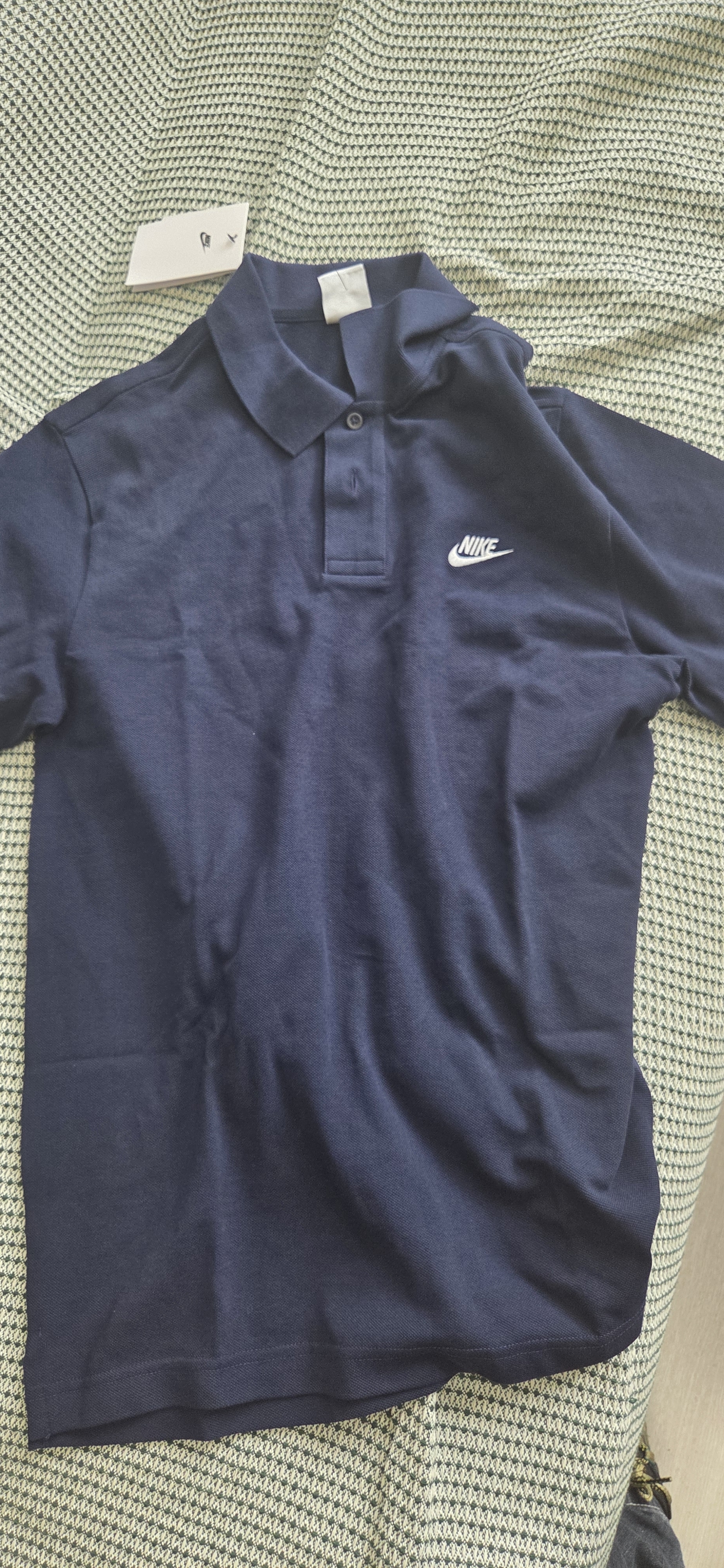 耐克(NIKE)春夏男短袖T恤  POLO衫 纯棉 运动休闲简约 FN3895-010 黑M 实拍图