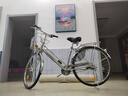 基洛夫内变速自行车日本式轻便车不锈钢老年式复古公主通勤学生城市成人 升级版不锈钢 骑行轴发电感光灯 身高165-175CM 26英寸 内五变速自行车 晒单实拍图