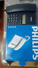 飞利浦(PHILIPS）电话机座机 固定电话 办公家用 免提通话 免电池 来电显示 CORD040蓝色  实拍图