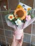 柏爱向日葵手工编织永生花束生日礼物女摆件实用幼儿园送老师教师节 实拍图