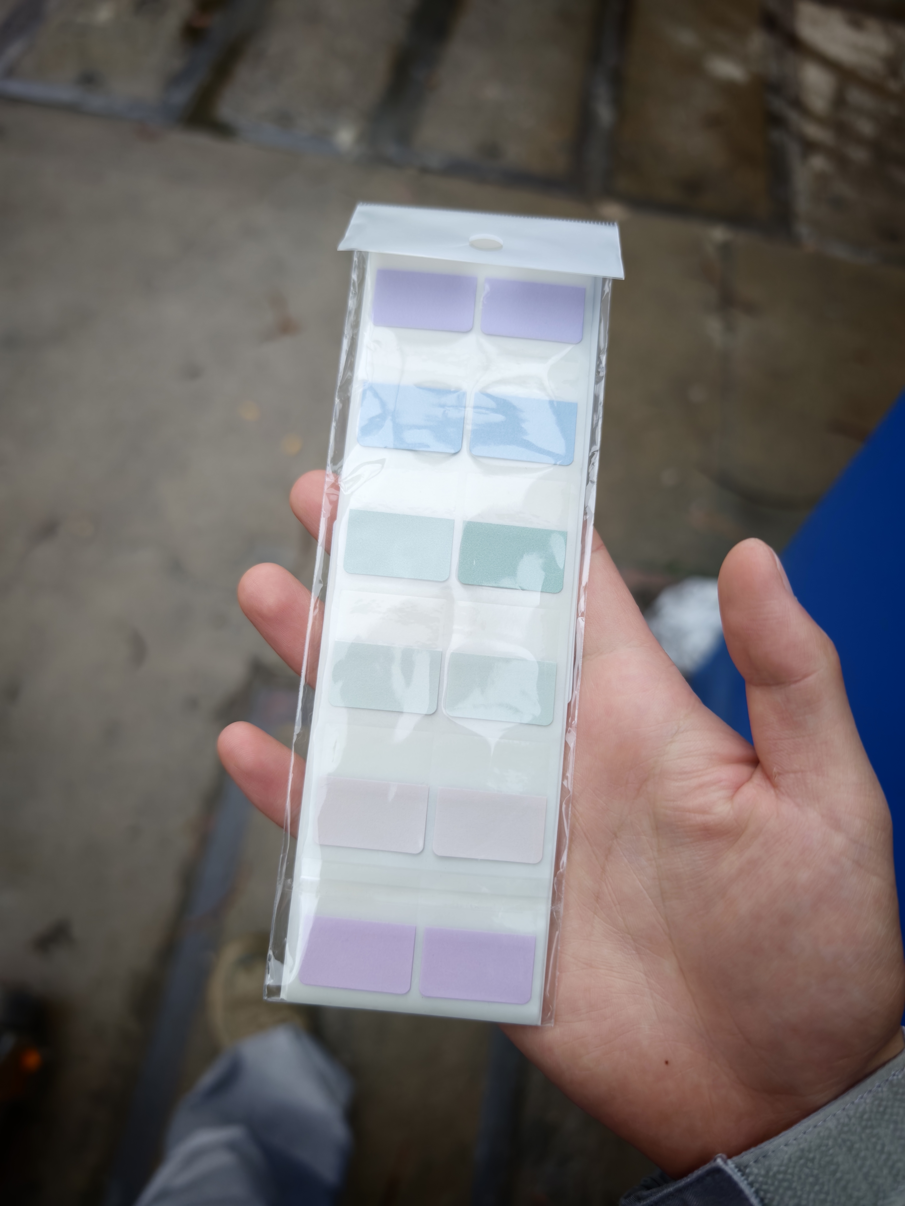 众未(JONEVEE)索引贴莫兰迪6色多规格210枚标签姓名贴透明便利贴可书写便签贴纸错题归类记事MT1521 实拍图