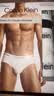 Calvin Klein内衣【吸湿速干】男士三条装提花ck棉质微弹舒适贴身三角内裤男 998-太空黑/椰青灰/月光白 3条 L 实拍图