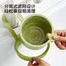 【全网爆款】可挂式水槽沥水篮家用厨房水槽分离食物残渣过滤篮 挂式沥水篮 1个装 颜色随机 实拍图