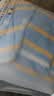 育丫丫纯棉纱布婴幼儿童浴巾披风斗篷可穿式浴袍全棉男女童宝宝洗澡擦水 蓝【幸运之星6层】连帽浴巾【四季亲肤款】版权插画 0-4岁【身高50-109cm】68×138cm 实拍图