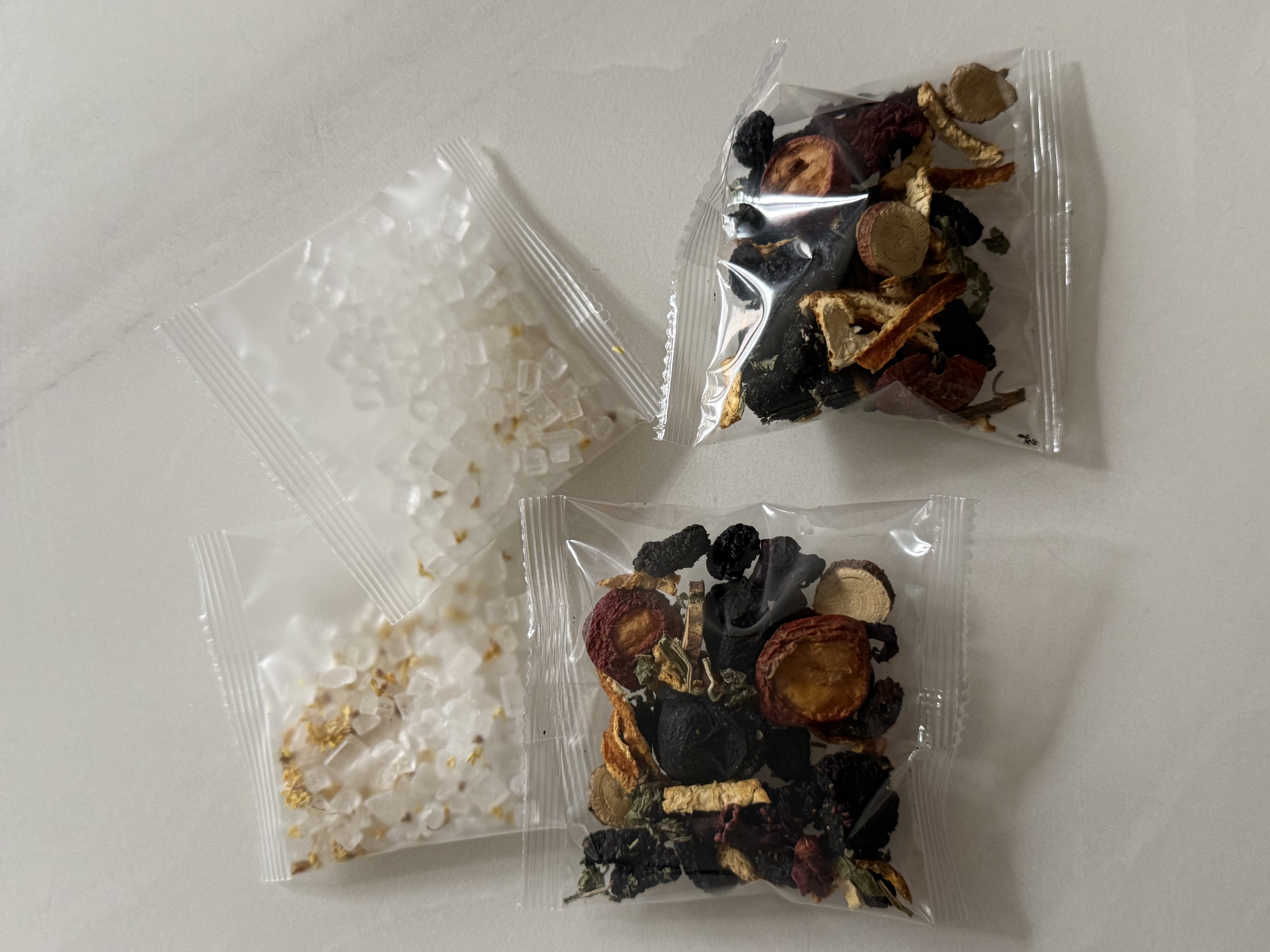 古茶养仁酸梅汤原料包400g【京东自营】无添加剂桂花乌梅汤包配有冰糖 实拍图