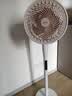 美的（Midea）【变频轻音】空气循环扇家用语音遥控电风扇 一级能效静音落地扇 卧室桌面大风力小风扇 GDJ24SHG 实拍图