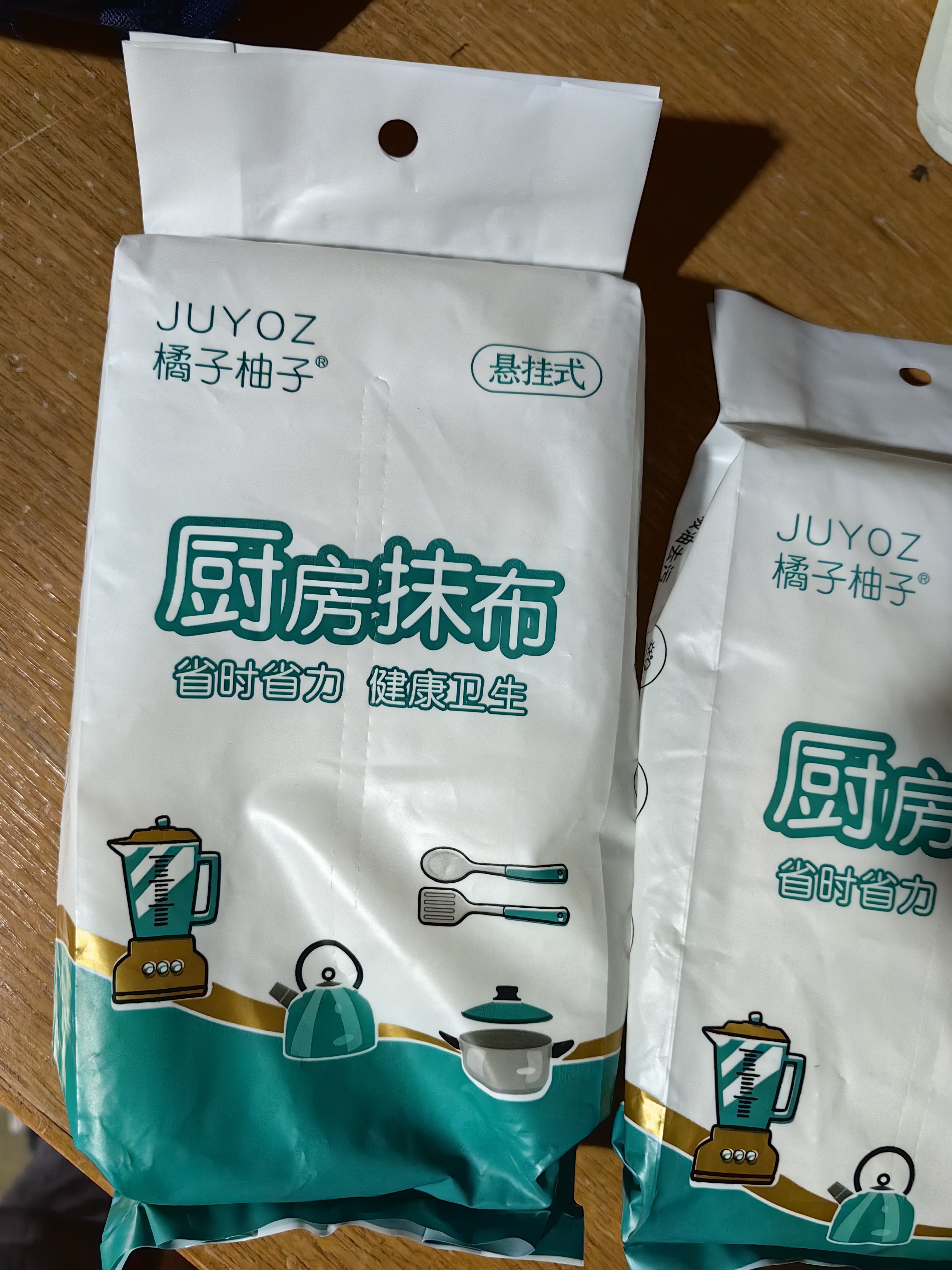 【拍2次更划算 厨房必备】干湿厨房悬挂防油加厚懒人抹布一次性 厨房抹布【2包】60张 实拍图