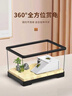 阔庭（KUOTING）乌龟缸桌面透明生态乌龟缸乌客厅水族箱白色 实拍图