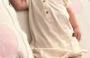 优衣库婴幼儿爬爬服/短袖宝宝连体衣483021 30 浅米色 100cm 实拍图