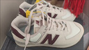 NEW BALANCE NB574官方休闲鞋女鞋复古舒适夏季透气网面礼物轻便百搭运动鞋 米白色 WL574RCF 35 (脚长22cm)尺码详询客服 实拍图