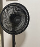 美的（Midea）【飓风节能】七叶柔风立式电风扇/家用轻音落地扇/台式小型风扇/大风力遥控定时摇头风扇 SAH35BSJ 实拍图