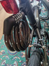 大行（DAHON）自行车锁五位密码锁通用公路车山地车锁防盗自行车锁 黑色【带锁架】 实拍图