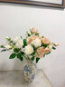 京东鲜花法式复古油画焦边玫瑰客厅餐桌高级仿真假花手捧花束婚礼拍照摄影 实拍图