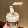 COOKSS水杯塑料杯大容量运动水杯男女户外健身水杯带滤网600ml 实拍图
