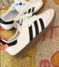 阿迪达斯七夕礼物adidas三叶草  samba T头鞋运动鞋男女休闲鞋B75806 38.5 实拍图