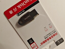闪迪（SanDisk）128GB USB3.2 U盘 CZ550黑色 读速100MB/s 安全加密 数据恢复 学习办公电脑车载 高速大容量优盘 实拍图